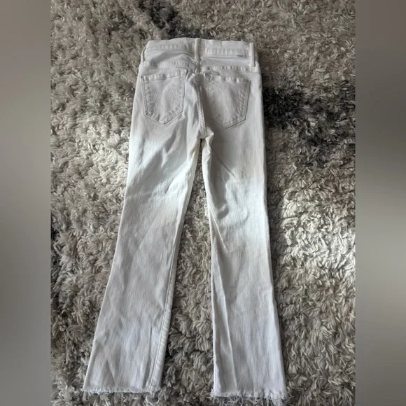 MOTHER The Insider Crop Step Fray Jean